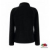 Толстовка Fruit of the Loom Lady-Fit Full Zip Fleece S, черная