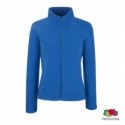 Толстовка Fruit of the Loom Lady-Fit Full Zip Fleece S, синя