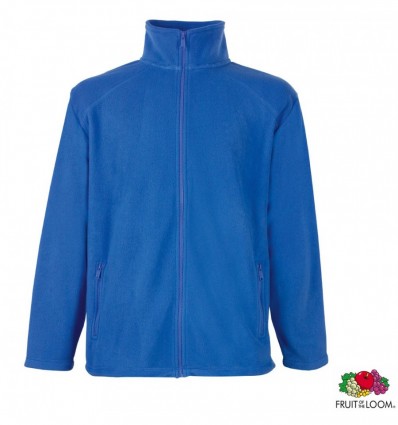 Толстовка Fruit of the Loom Full Zip Fleece XL, синя