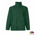 Толстовка Fruit of the Loom Full Zip Fleece L , темно-зелена