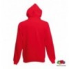 Толстовка Fruit of the Loom Premium Sweat Jacket 2XL, червона