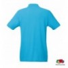 Теніска Fruit of the Loom Premium Polo XL, блакитна