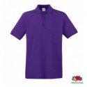 Тенниска Fruit of the Loom Premium Polo L, фиолетовая