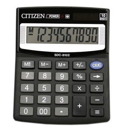 Калькулятор Citizen SDC-810BII 10ти разрядный