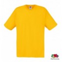 Футболка Fruit of the Loom Original T, XL ярко-желтая