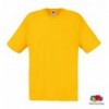 Футболка Fruit of the Loom Original T, XL ярко-желтая