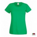 Футболка Fruit of the Loom Lady-Fit Valueweight-T, XS , зелена