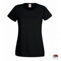 Футболка Fruit of the Loom Lady-Fit Valueweight-T, XL, чорна