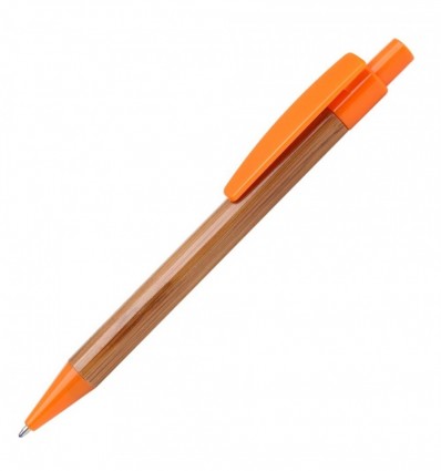 Ручка бамбукова, помаранчева