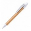 Ручка бамбуковая, серебряная