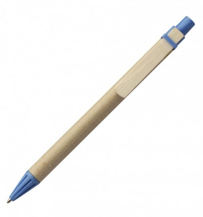 Ручка картонна, блакитна