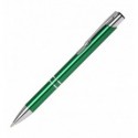 Ручка кулькова металева, зелена