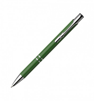 Ручка металлическая, зеленая