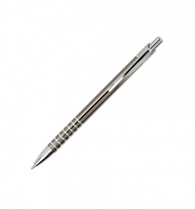 Ручка металева, сіра
