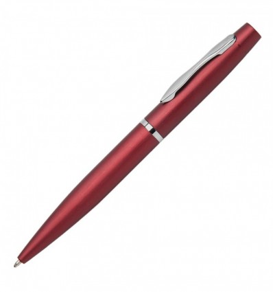 Ручка металлическая, бордовая