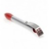 Ручка Ritter Pen Jet Set Silver, червона