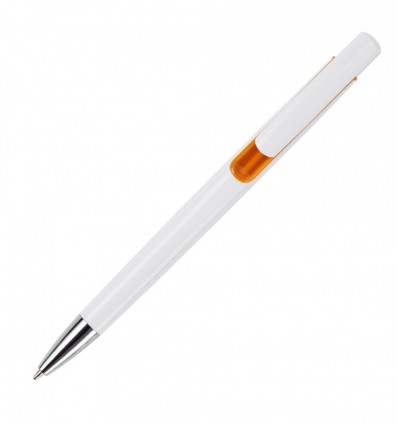 Ручка пластиковая, оранжевая