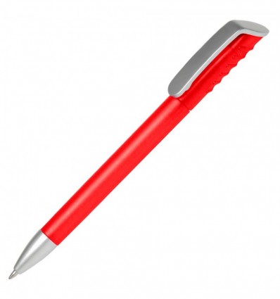 Ручка Ritter Pen Top Spin Silver, красная