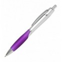 Ручка шариковая, пластиковая, фиолетовая