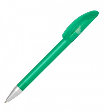 Ручка кулькова пластикова, зелена