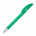 Ручка шариковая, пластиковая, зеленая