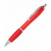 Ручка шариковая пластиковая, красная