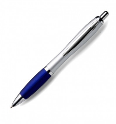 Ручка металева, синій кобальт