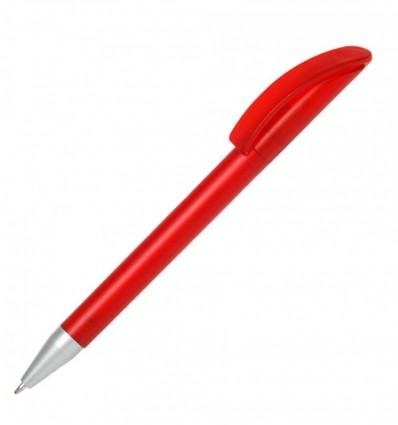 Ручка кулькова пластикова, червона