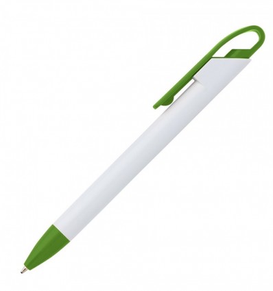 Ручка пластиковая, зеленая