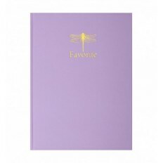 Книга канцелярская FAVOURITE, PASTEL, А4, 96 л., клетка, офсет, тв. обл., сиреневая ( BM.2400-426і)