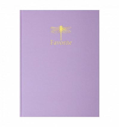 Книга канцелярська FAVOURITE, PASTEL, А4, 96 арк., клітинка, офсет, тв.обкл., бузкова, BM.2400-426і
