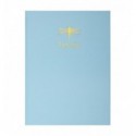 Книга канцелярська FAVOURITE, PASTEL, А4, 96 арк., клітинка, офсет, тв. обкл., блакитна BM.2400-414