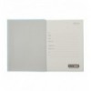 Книга канцелярська FAVOURITE, PASTEL, А4, 96 арк., клітинка, офсет, тв. обкл., блакитна BM.2400-414