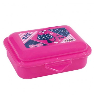 Бутербродница (Ланчбокс або контейнер для їжі) Рожевий. (ZB.3050-10)