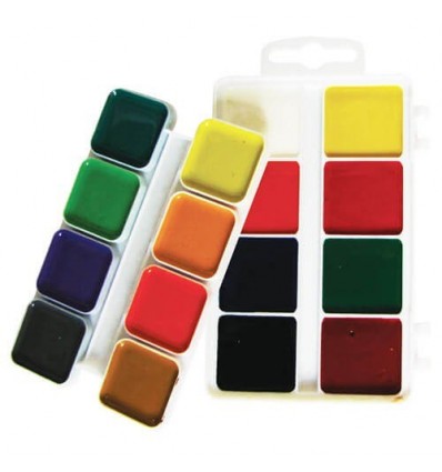 Фарби акварельні ZiBi 16 кольорів (ZB.6522)