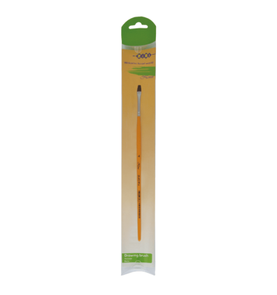 Кисть ZiBi в футлярі, поні плоска, №4