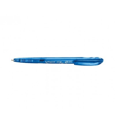 Шариковая ручка MAPED ICE CLIC автоматическая 1мм синяя