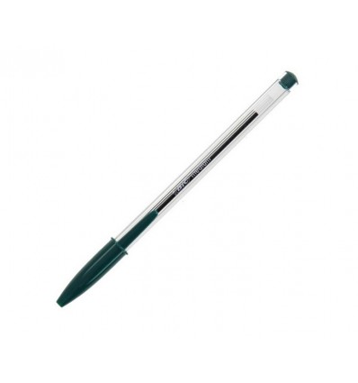 Шариковая ручка BIC Cristal зеленая 0.4мм