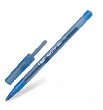 Кулькова ручка BIC Round Stic Grip синя 0.4мм