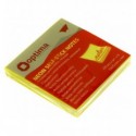 Стикеры Optima O25513-05 75x75мм 100л желтый неон