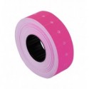 Цінник Economix 21х12мм (1000шт 12м) прямокутний зовнішнє намотування рожевий (E21301-09)