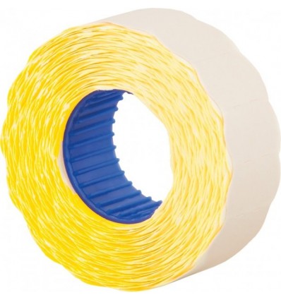 Цінник Economix 22х12мм (1000шт 12м) прямокутний внутрішнє намотування жовтий (E22301-05)