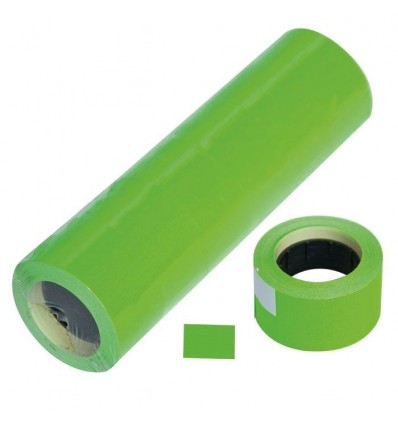 Ценники 24х15мм (500шт 6м) прямоугольные внешняя намотка зеленые (ЦН.П.C.з)