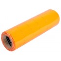 Цінник 26х12мм (500шт 6м) фігурний зовнішнє намотування помаранчевий (ЦН.Ф.A.о)