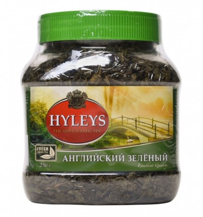 Чай Hyleys Английский зеленый байховый крупнолистовой 230г
