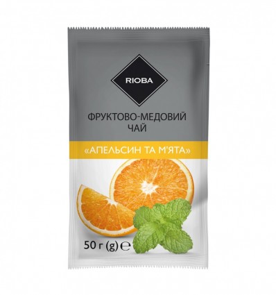 Чай Rioba фруктово-медовый Апельсин и Мята 50г
