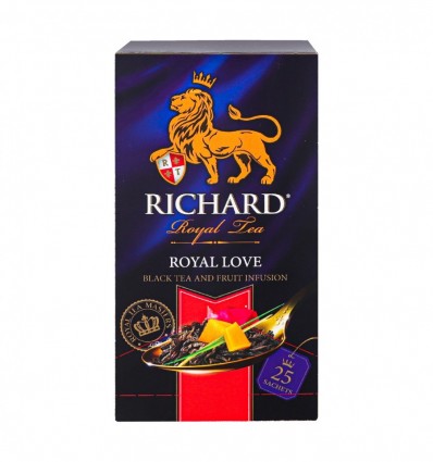 Чай Richard Royal Love чорний байховий 2г*25шт (4823063705066, 4823063709149)