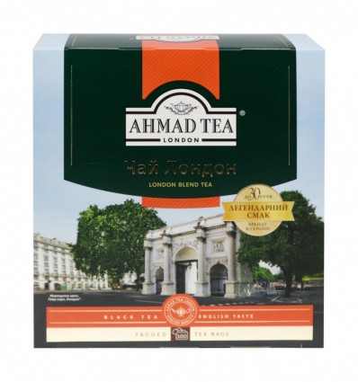 Чай Ahmad Tea Лондон чорний 2г*100шт (54881025164)