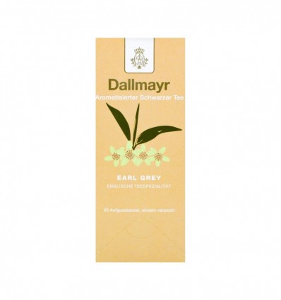 Чай Dallmayr Ірл Грей чорний 25шт 44г (4008167357827)