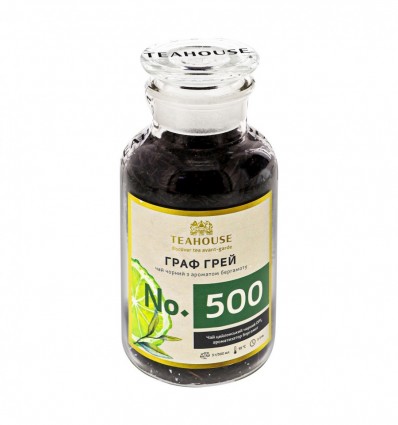 Чай Teahouse Граф Грей №500 чорний з ароматом бергамоту 140г